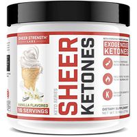 High Potency BHB Salts ~ Exogenous Ketones Formulated to Burn Fat, Boost Energy & Jumpstart Ketosis Fast | Vanilla Flavor Beta Hydroxybutyrates | Sheer Strength Labs, 9.74 oz (276g)
