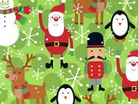 Holiday Fun 24"x85' Gift Wrap Convenience Roll (2 Rolls) - WRAPS-1689485