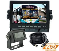 Wired Rear View Backup Reverse Camera System Cab Observation Cam System Kit, 7" Monitor+one Waterproof Ir Ccd Camera for Forklift, Oversize Load Truck, Box Truck