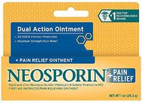 Neosporin Plus Pain Relief, Maximum Strength Antibiotic Ointment 1 oz (Pack of 12)