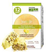 Smart for Life – High Protein, Low Sugar Bar Lemon, Gluten Free – Crunchy Meal Replacement bars – 18g Protein – Works with Cookie Diet – Non-GMO - Lemon Protein Bar – 12 Count Bars