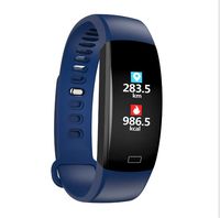 VERSUSWOLF Fitness Tracker Colorful Screen Smart Waterproof Bracelet Heart Rate Blood Pressure Monitor Smart Bracelet for Kids Women Men (Blue-4)