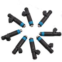 8 pcs 80LB High Impedance Fuel Injectors for Siemens Deka EV1 V8 110324