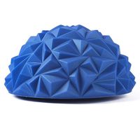 Beuttiful Massager Spiky Massage Ball PVC Foot Trigger Point Stress Relief Yoga Massager (Blue)