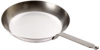 Matfer Bourgeat 62003, Gray 062003 Black Steel Round Frying Pan, 10 1/4-Inch
