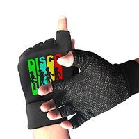 Women/Men Vintage Retro 1970's Style Rainbow Disco Dancers Copper Arthritis Gloves for Arthritis & Carpal Tunnel Pain Relief