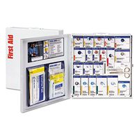 First Aid Only 746006 ANSI 2015 SmartCompliance Food Service Kit, w/o Medication, 50 People, 260 Pcs
