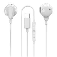 Zarsson Type C Earphones, Digital USB C in-Ear Sleep Headphones Wired Earbuds Stereo Bass Noise Canceling Sport Headsets for Google Pixel 3, 3XL/2, 2XL, Huawei, HTC, OnePlus 6T, iPad Pro 2018