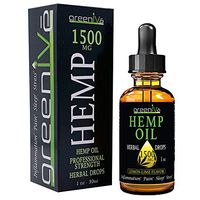 GreenIVe - Hemp Oil - Premium Quality Hemp Oil - USA farmed and Bottled - Exclusively on Amazon (1 Ounce 1,500mg, Lemon-Lime)