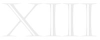hBARSCI XIII - Roman Numerals Vinyl Decal - 5 Inches - for Cars, Trucks, Windows, Laptops, Tablets, Outdoor-Grade 2.5mil Thick Vinyl - White