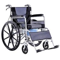 JUFU Wheelchair Foldable Portable Travel Lightweight Wheelchair Old Scooter | (Size : C)