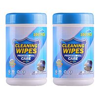 200Pcs Disinfectant Wipes Portable Alcohol Wet Wipes Antiseptic Cleaning Wipes for Tourism Hotel Restaurant Home Office Car