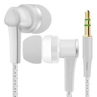  Orcbee  _Universal 3.5mm in-Ear Stereo Earbuds for Cell Phone (White)