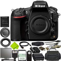 Nikon D810 DSLR Camera (Body Only) + 64GB High Speed SDXC Memory Card Bundle