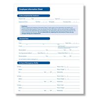 ComplyRight Employee Information Sheet