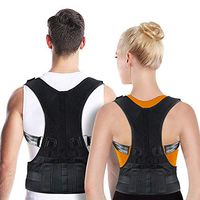 OMID Posture Corrector for Women and Men, Lower and Upper Back Brace for Back Support, Adjustable Back Straightener Helps with Keeping Good Posture, Providing Neck & Shoulder Pain Relief