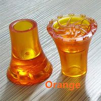 Crutch Tips Tire Grain Rubber Colored Large Replacement, Non Slip Anti Skid Durable High-Performance Pole Cane Pad, 7/8 Inch, 3/4 Inch (Orange) (19mm, Orange)