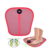 N.NIU Body Massager,Electric Massager,USB Rechargeable/Battery Operated Foot Massager Smart Wireless Muscle Stimulation Foot Acupoint Massage Mat Health Care,Pink