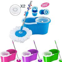 360° Mісrоfіbеr Spіnnіng Mаgіс Rоtаtіng Hеаd Еаsy Сlеаnіng Flооr Mоp Buсkеt Sеt