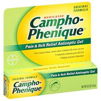 Campho-Phenique Pain & Itch Relief Antiseptic Gel 0.5 Oz (Pack Of 8)