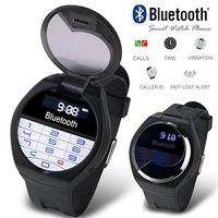 inDigi Bluetooth Wireless Watch Smart Mini Phone LCD Caller ID Vibration Alert