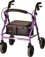 NOVA Zoom Rollator Walker with 20” Seat Height, Purple
