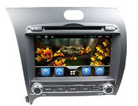 lsqSTAR 8 Inch Android 4.4 Quad Core 16GB 1024*600 Car DVD Player for KIA K3 2013/forte 2013/cerato 2013 GPS Navigation Wifi Bluetooth Radio 3G Car Stereo Audio Capacitive Touch Screen Free Map