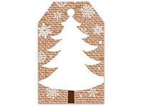 Christmas Tree Printed Gift Tags (50 Pack ) 2-1/4x3-1/2"