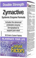 Dr. Murray'S Zymactive Double Strength, 90 caps, Systemic Enzyme Formula with proletic Enzyme serrapeptase to Support Pain Relief