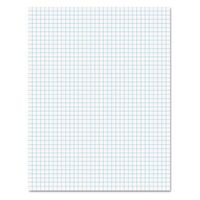 Ampad 8 1/2 x 11 Inches White Quad Pad, 4 Square Inch, 50 Sheets, 1 Each (22-030C)