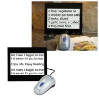 MPD-12-Mono-Zoom Desktop Electronic Magnifier-9x-33x