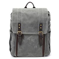 ONA - The Camps Bay - Camera Backpack - Smoke Waxed Canvas (ONA5-008GR)