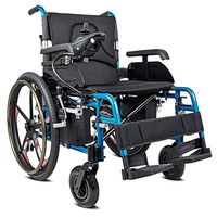 QBYLYF Transport Wheelchair Medical Equipment Aluminum Alloy, Collapsible Portable Manual, Suitable for The Crowd: Elderly, Disabled (110 × 67 × 96cm) Walker Assist Devices