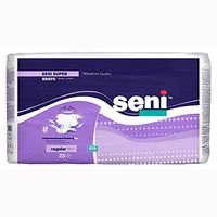 SENI S-RE25-BS1 Super Briefs for Heavy Incontinence-Regular-25/Pack