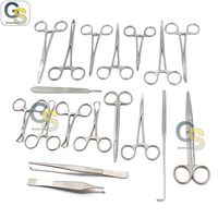 G.S Canine Spay Pack, German, 18 Instrument Set Best Quality