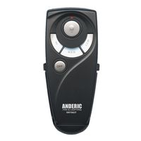 Hampton Bay UC7083T Ceiling Fan Remote Control Replacement by Trusted Anderic Brand - 1-Year Warranty - Black (Standard (Light, High, Med, Low, Off Keys))