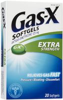 Gas-X Softgels Extra Strength 20 Soft Gels (Pack of 4)