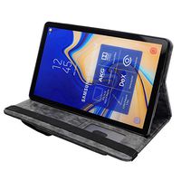 TechCode SM-820 Galaxy Case 9.7 Premium PU Leather Business Case Stand Folio Cover with Auto Wake/Sleep Pencil Holder Multiple Viewing Angles Protective Case for Samsung Galaxy Tab S3 9.7, Grey