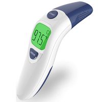 Hobest Baby Thermometer, Digital Clinical Infrared Forehead and Ear Thermometer for Toddler Infant Kids Children Adult with Fast Accurate Fever Indicator
