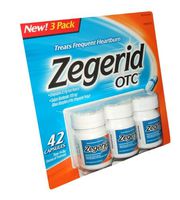 Zegerid OTC Omeprazole 20 mg Acid Reducer 14 Capsule Bottle by Zegerid