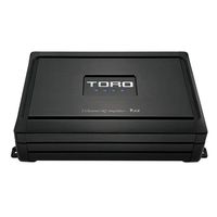 TORO TECH - RX2, 75 Watts x 2 RMS @ 4 Ohm - 500 Watts Peak 2 Channel Car Amplifier, Sound Quality Class A/B Design, Built-in Auto Sensing Turn-On, Wide Range Subwoofer or Speaker Amplifier