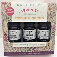 Nature Love SERENITY Series ESSENTIAL MASSAGE OIL BLENDS Set of 3