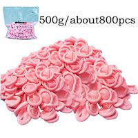 ESD Anti-Static Latex Finger Cots Disposable Finger Protector Rubber Protective Fingertip Gloves for Wound,Electronic Repair, Painting, Jewelry Cleaning, Crafting,Beauty (Pink500g, Medium)
