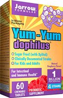 Yum-Yum Dophilus, 1 Billion Organisms Per 2 Chewables, Intestinal and Immunal Support for Children, 60 Count (Cool Ship, Pack of 3)