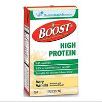 Boost Very Vanilla High Protein Drink, 8 Fluid Ounce - 27 per case.