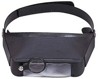 ToolUSA Black Head Worn Magnifier With Adjustable Strap and 3 Levels Of Power: 1.8x, 2.3x, And 4.1x: MG-91216