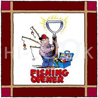 Hi-Look Microfiber Cleaning Cloth - Fishing Opener