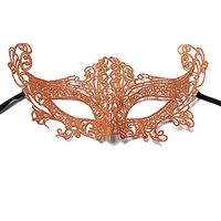 Mardi Gras Party Masquerade Mask,Lace mask Female Hollow Adult Fun Stereotypes Veil Single Dance Props Z1 Prom Masks