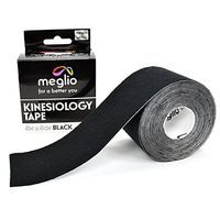 Meglio Kinesiology Tape Uncut 5m Roll, Latex Free, Therapeutic & Hypoallergenic Sports Strapping Tape, Breathable and Waterproof Adhesive Muscle Tape, Support Muscles for Sports & Injury Recovery