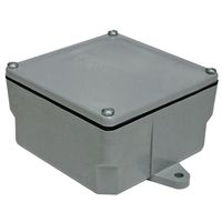 Cantex 5133709 Electrical Box, PVC, 4.396X4.396X4.50